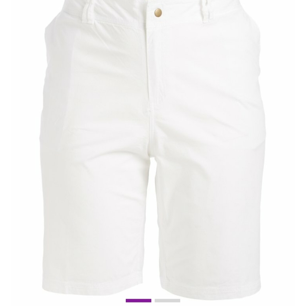 White Bermuda Shorts
